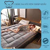 Nệm Topper, Tấm Làm Mềm Nệm Tiện Nghi Gấp Gọn Gàng Khi Không Sử Dụng Size 1M2 1M6 1M8