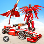 Formula Car Robot Transform - Flying Dragon Robot 1.7