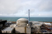 The construction site of the third-generation European Pressurised Water nuclear reactor (EPR) in Flamanville, Normandy, France, in 2016.