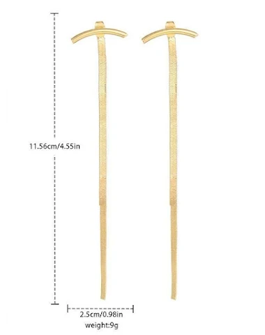 Tassel oorbellen in minimalistische - 0
