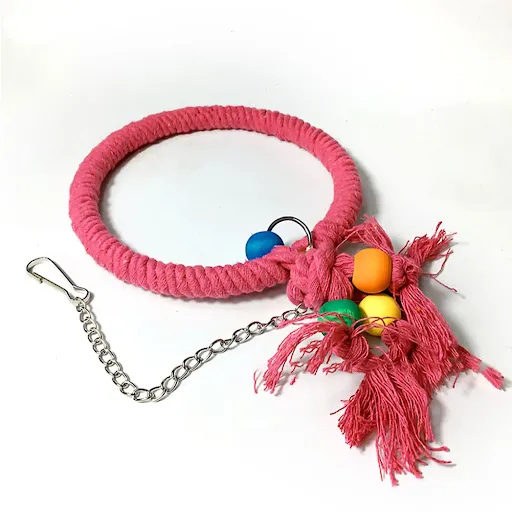 Pet Bird Chewing Toy Cotton Rope Parrot Toy Bite Bridge Bird Tearing Toys Cockatiels Training Hang Swings Birds Cage Sup