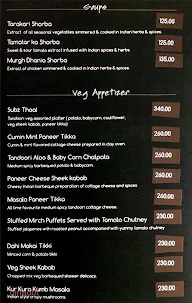 Cocoon Hotel menu 1