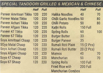 Veggie Hub Meerut menu 