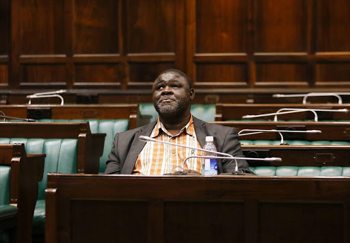 SABC Board member Professor Mbulaheni Maghuve during the ad hoc Parliamentary committee inquiry into the fitness of SABC members to hold office. . ESA ALEXANDER/THE TIMES