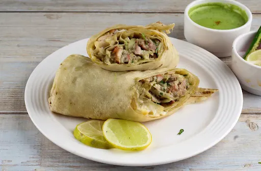 Hariyali Chicken Tikka Roll [4 Pieces]