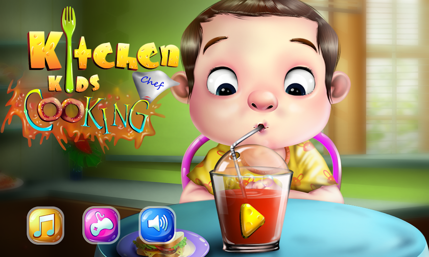 Kitchen Kids Cooking Chef Screen 1