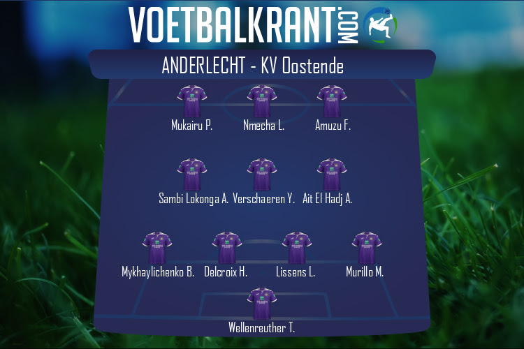 Opstelling Anderlecht | Anderlecht - KV Oostende (15/12/2020)