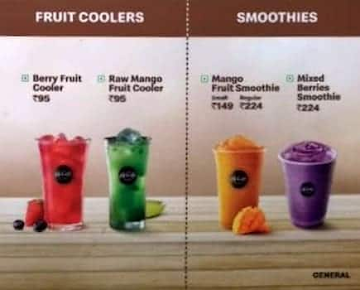 McCafe by McDonald's menu 