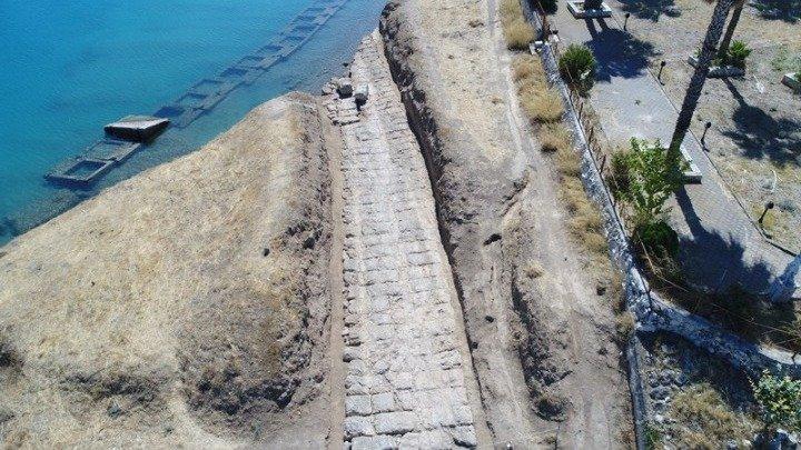 Ancient Greek Roadway of Diolkos Undergoing Reconstruction