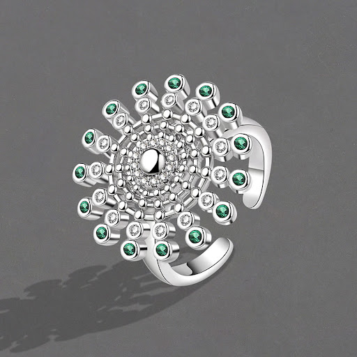 Title 4, Womens Simple and Adjustable Sunflower Spinnin...