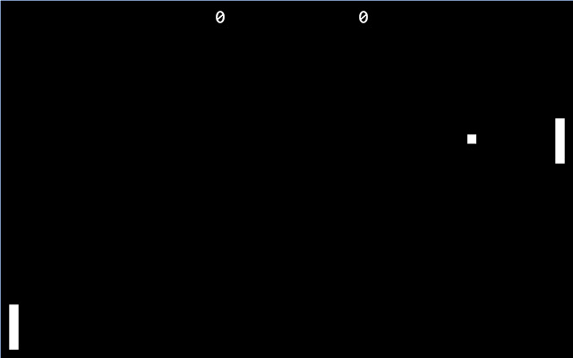 Simple PONG chrome extension