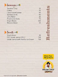 Punjabi Chaap Corner menu 4