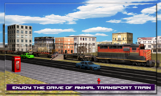 Wild Animal Transport Train 3D