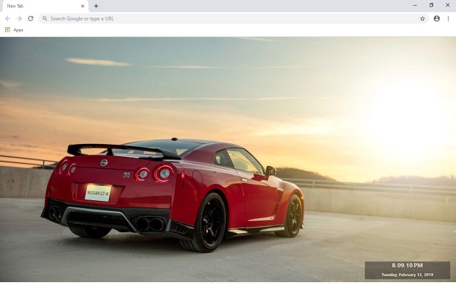 Nissan GTR New Tab & Wallpapers Collection