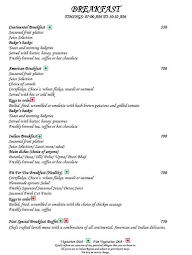 Zaza Cafe menu 4