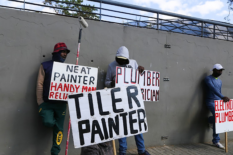 Job seekers in Johannesburg. Picture: LUBA LESOLLE/GALLO IMAGES