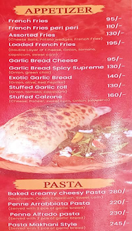 Pizza Town menu 1