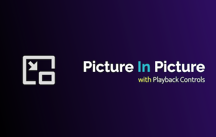 Picture-in-Picture with playback controls and subtitles small promo image