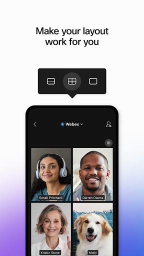 Screenshot Webex Meetings