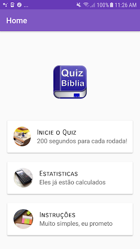 Screenshot Quiz da Bíblia Sagrada