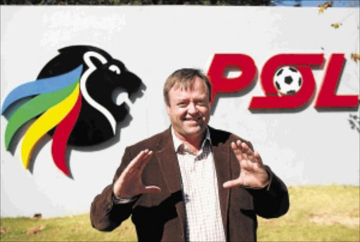 SHUFFLE TIME: PSL chief executive Brand de Villiers at the PSL offices in ParktownpHOTO: SIMPHIWE NKWALI