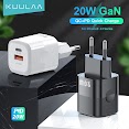 【Free Gift】Bộ Sạc Nhanh Kuulaa 20W 4.0 3.0 Pd Cắm Cổng Kép Bộ Sạc Tường Cho Iphone X Xs 8 Xr Samsung S9 Iphone 12 Pro Max / 12 Mini / 12 Xiaomi Huawei