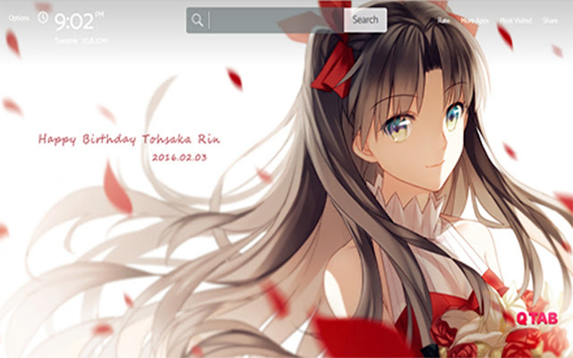 Rin Tohsaka Wallpapers New Tab Theme