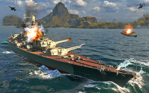 Navy Clash WarShip (Mod Money)