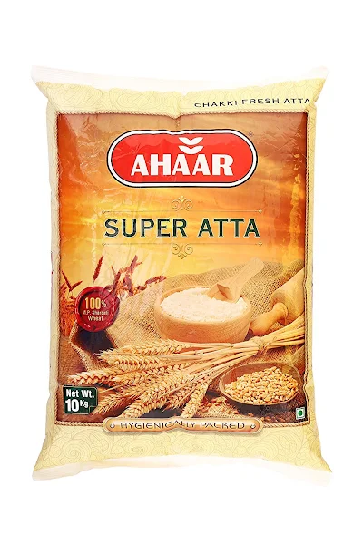 Ahaar Super Atta Wheat Flour - 10 kg