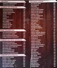 Hotel Aamantran menu 3