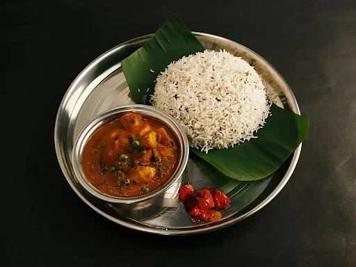 Aloo Matar Rice Meal