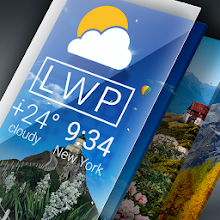 Weather Live Wallpaper. Current forecast on screen Download on Windows