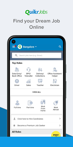 Screenshot Quikr Jobs Search & Career App
