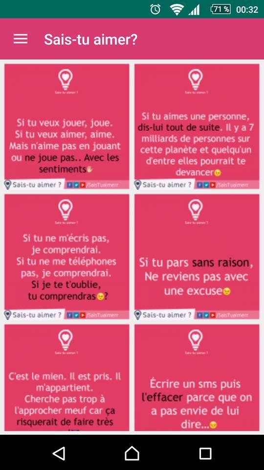 Sais-tu aimer? Screen 2