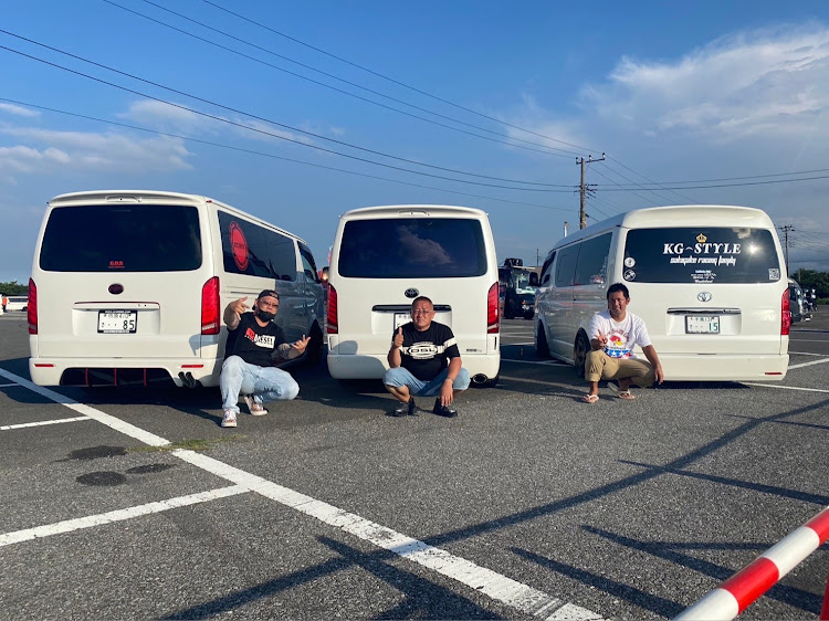 ハイエースバンの箱車祭・イベ車じゃないよ！ファミリーカーだょ！・低そうで低くない車・市原オフ・千葉フォルニアに関するカスタム事例の投稿画像9枚目