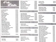 Pasta Paradise menu 1