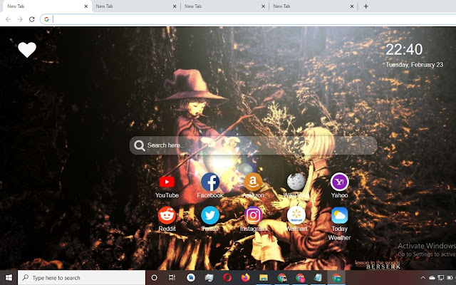 Berserk Wallpaper New Tab Theme [Install]