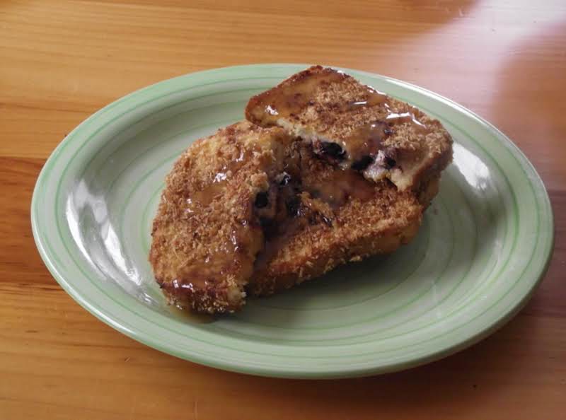 Honey Blueberry Stuffed French Toast