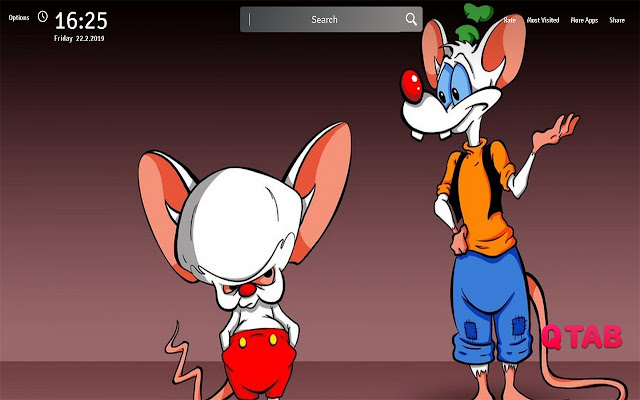 Pinky and the Brain Wallpapers New Tab