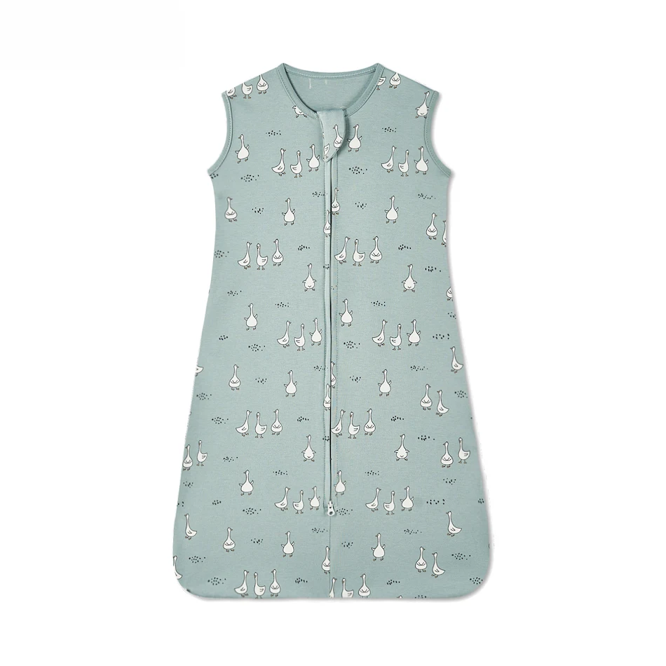 Pijama colete infantil fino Insular primavera verão, anti-susto, saco de dormir para bebê, anti-chute, respirável e leve para noites tranquilas.