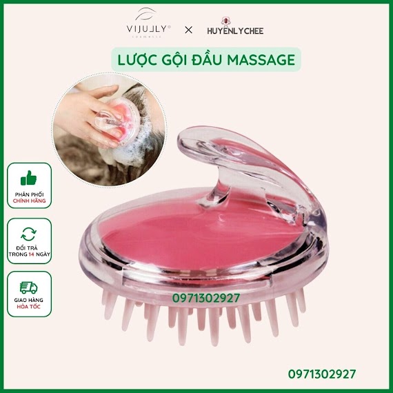 Lược Gội Đầu Massage Gỡ Rối Mọi Loại Tóc, Loại Bỏ Dầu Nhờn, Gàu, Ngăn Rụng Tóc