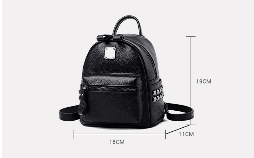 Title 1, Sac à Dos Étudiant Style Coréen Casual en Cuir ...