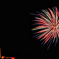 Fuochi d’artificio illuminano cattedrale  di 