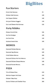 BigBites menu 2