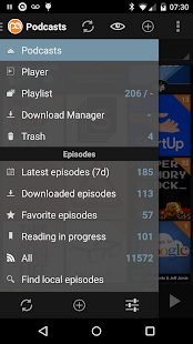  Podcast Addict (Android 2.3) – Vignette de la capture d'écran  