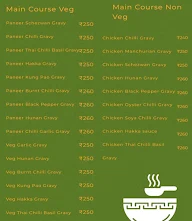 Indian Chinese menu 1