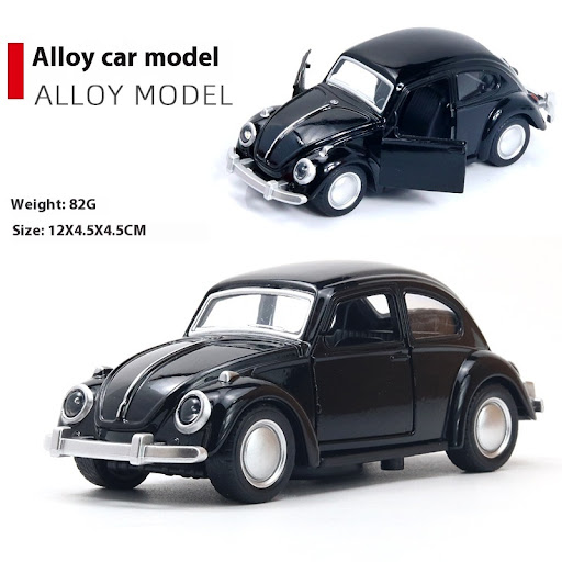 Title 6, Boxed Alloy Car Model Retro Childrens Toys — C...
