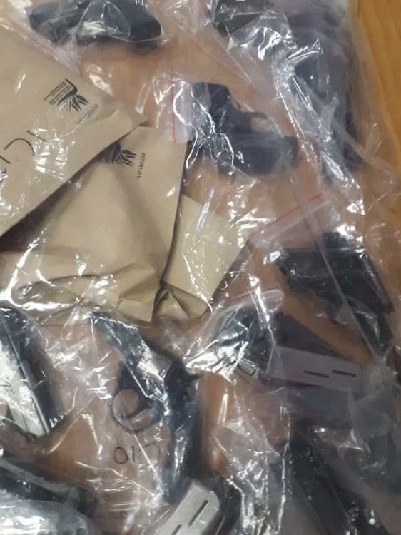 Police confiscated 18 firearms on Wednesday night