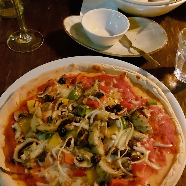 Gluten-Free Pizza at La Galera Café de Gevangenpoort