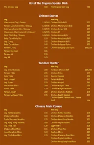 Hotel The Skypiea menu 2